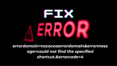 Understanding the Error errordomain=nscocoaerrordomain&errormessage=could not find the specified shortcut.&errorcode=4